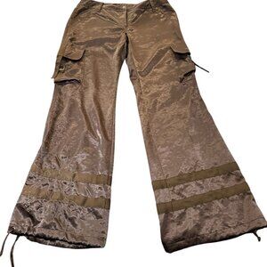 Vintage Y2K Chocolate Brown Cargo Pants